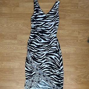 Zebra print dress